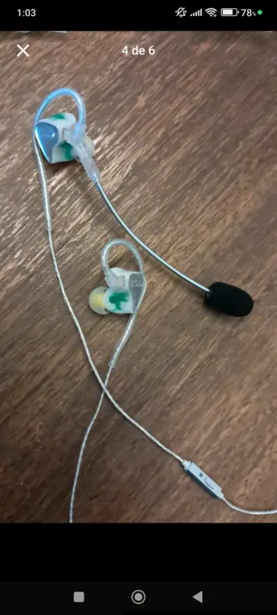 Auriculares KINERA in-ear wyvern celest PRO - miniatura 2