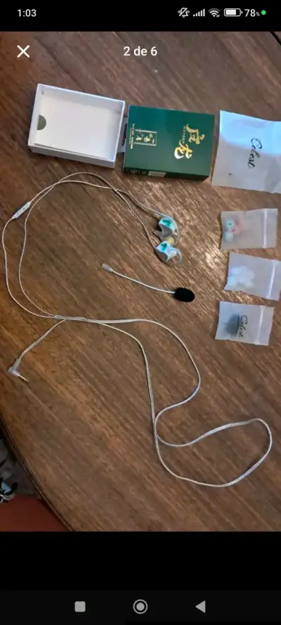 Auriculares KINERA in-ear wyvern celest PRO - miniatura 3