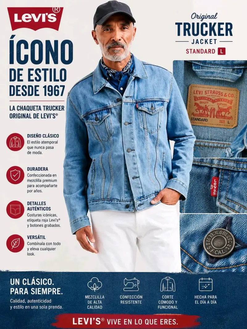 Chaqueta Trucker Levi's Original Talla L