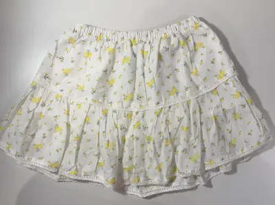 Falda blanca con flores amarillas H&M - miniatura 1
