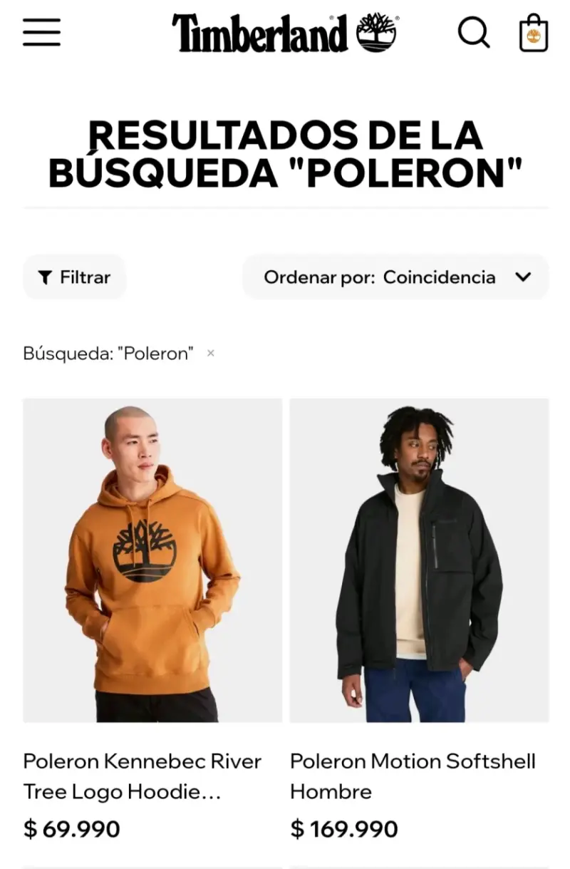 Polerón Timberland logo árbol beige - 2