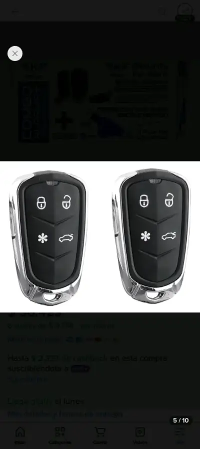 Kit de alarma para auto con cierre centralizado - miniatura 2