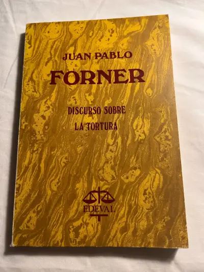 Libro Discurso sobre la Tortura, Juan Pablo Forner - miniatura 1