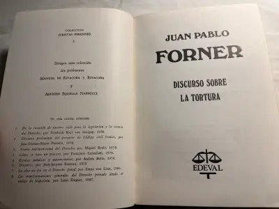 Libro Discurso sobre la Tortura, Juan Pablo Forner - miniatura 2