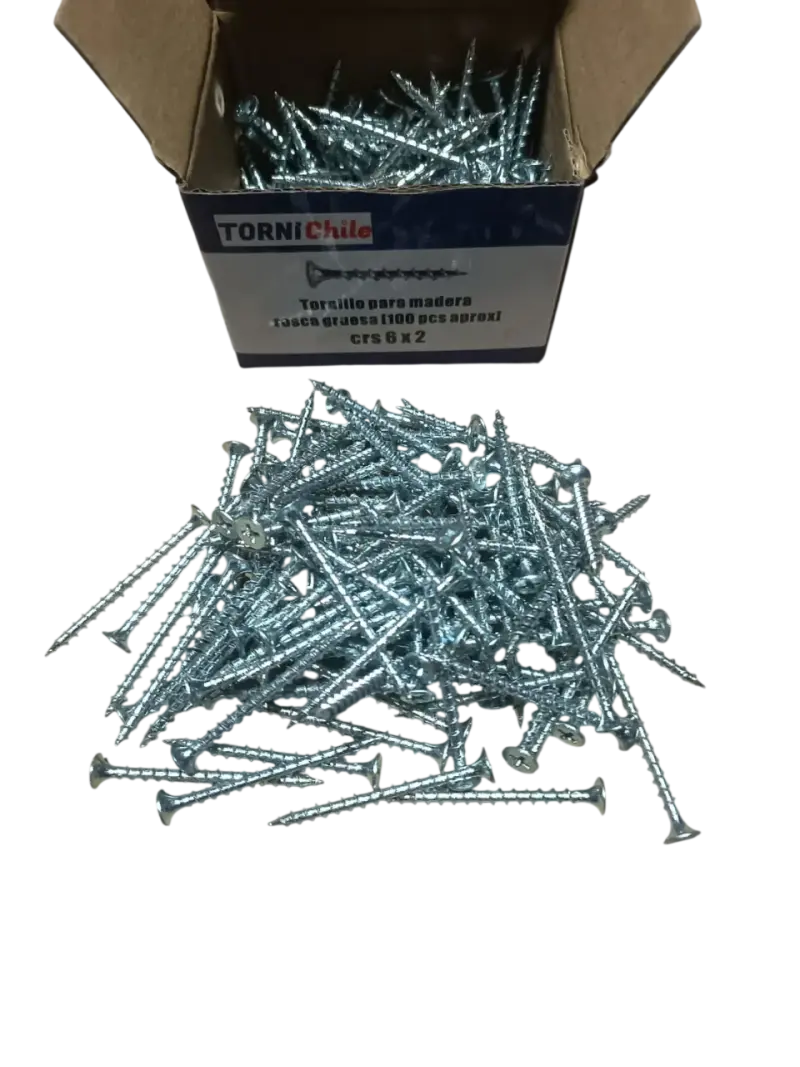 Pack 10 Cajas Tornillos para Madera 6x2" - 3