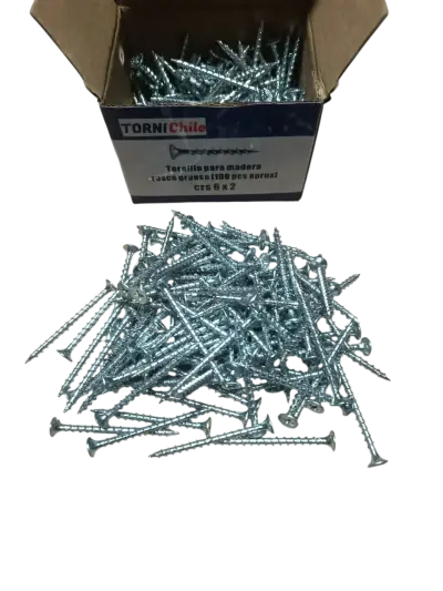Pack 10 Cajas Tornillos para Madera 6x2" - miniatura 3