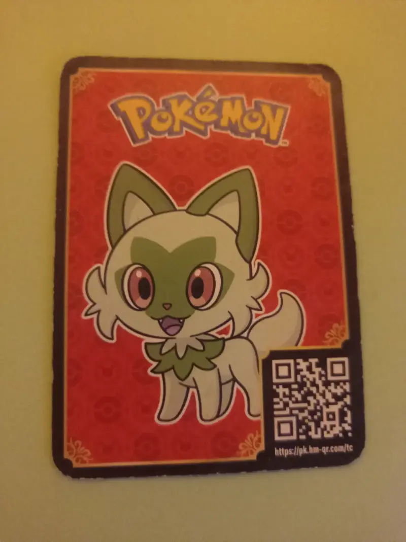 Tarjeta coleccionable Pokémon Sprigatito - 1