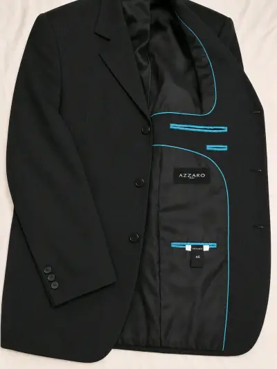 Blazer negro Azzaro - miniatura 1