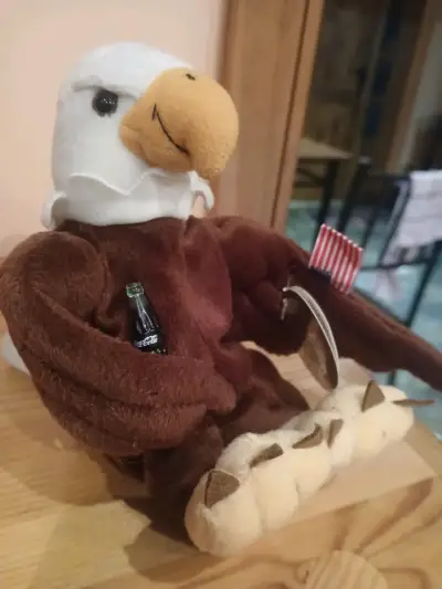 Peluche de águila Coca Cola 1998 - miniatura 1