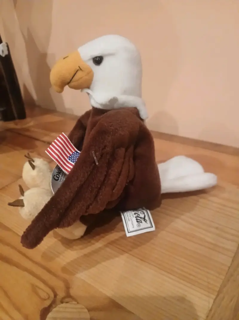 Peluche de águila Coca Cola 1998 - 2