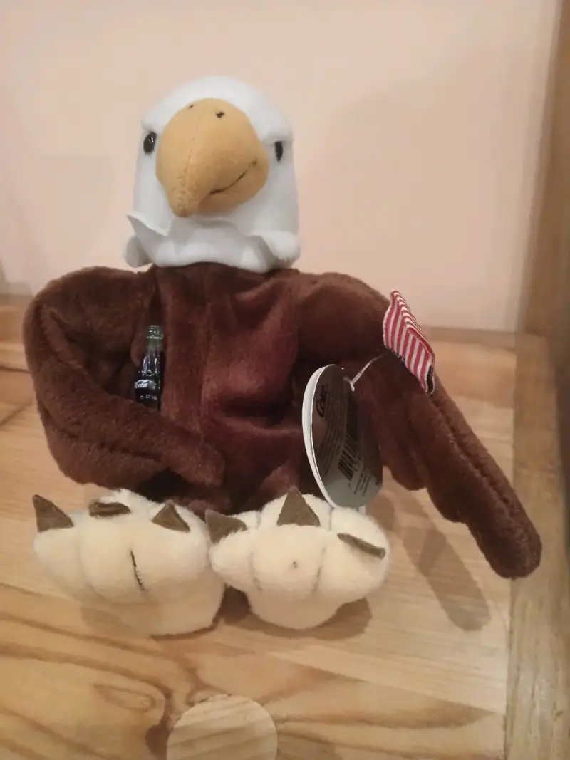 Peluche de águila Coca Cola 1998 - 3