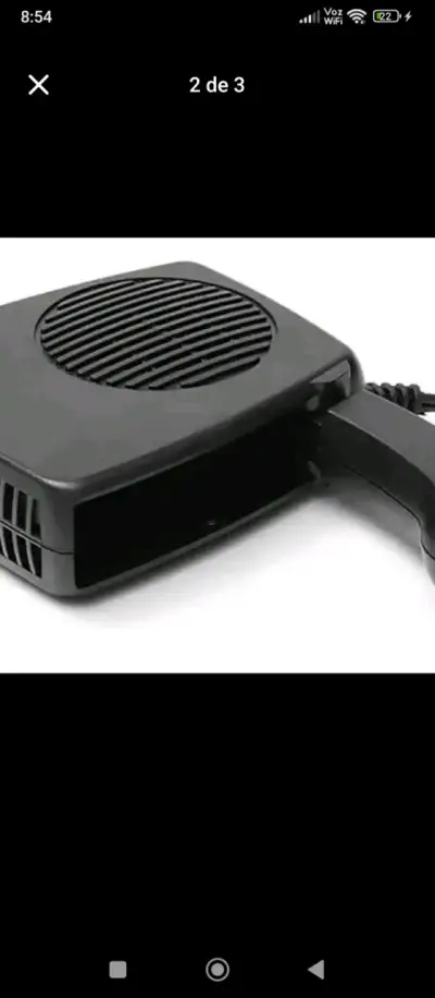 Calefactor portátil para auto 12V - miniatura 2