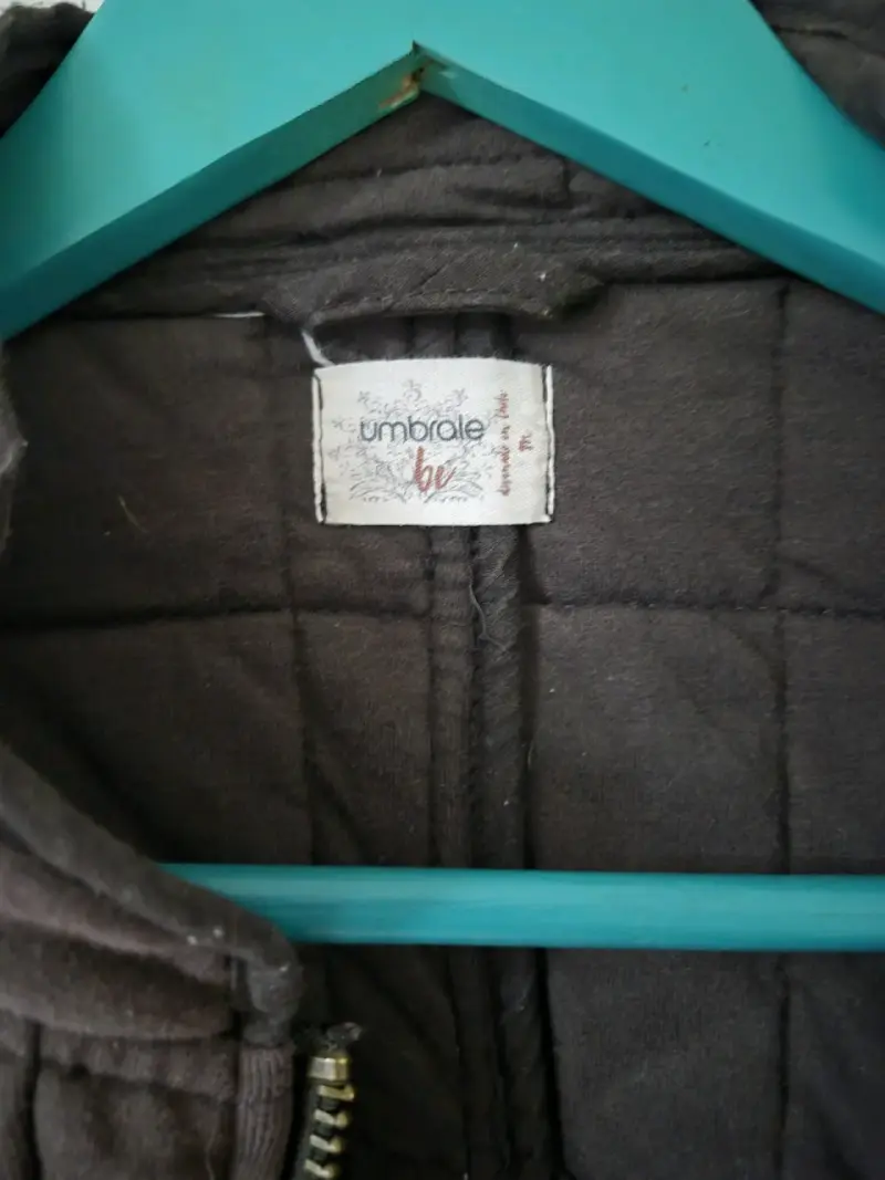 Chaqueta acolchada marrón mujer - 3