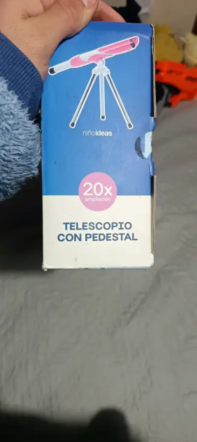 Telescopio con pedestal rojo y blanco - miniatura 3