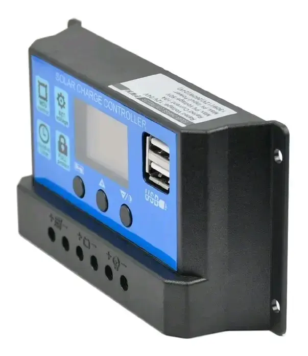 Regulador De Carga Solar Digital 12v 24v 60a 2usb - 4