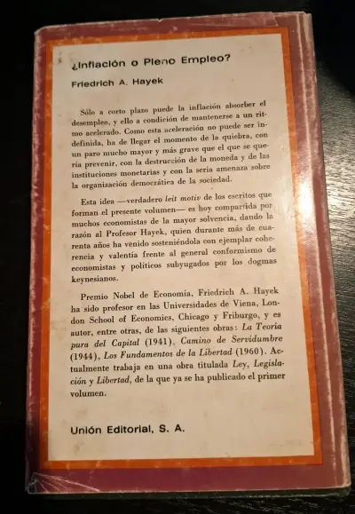 Libro ¿Inflación o Pleno Empleo? de Friedrich Ha - miniatura 3