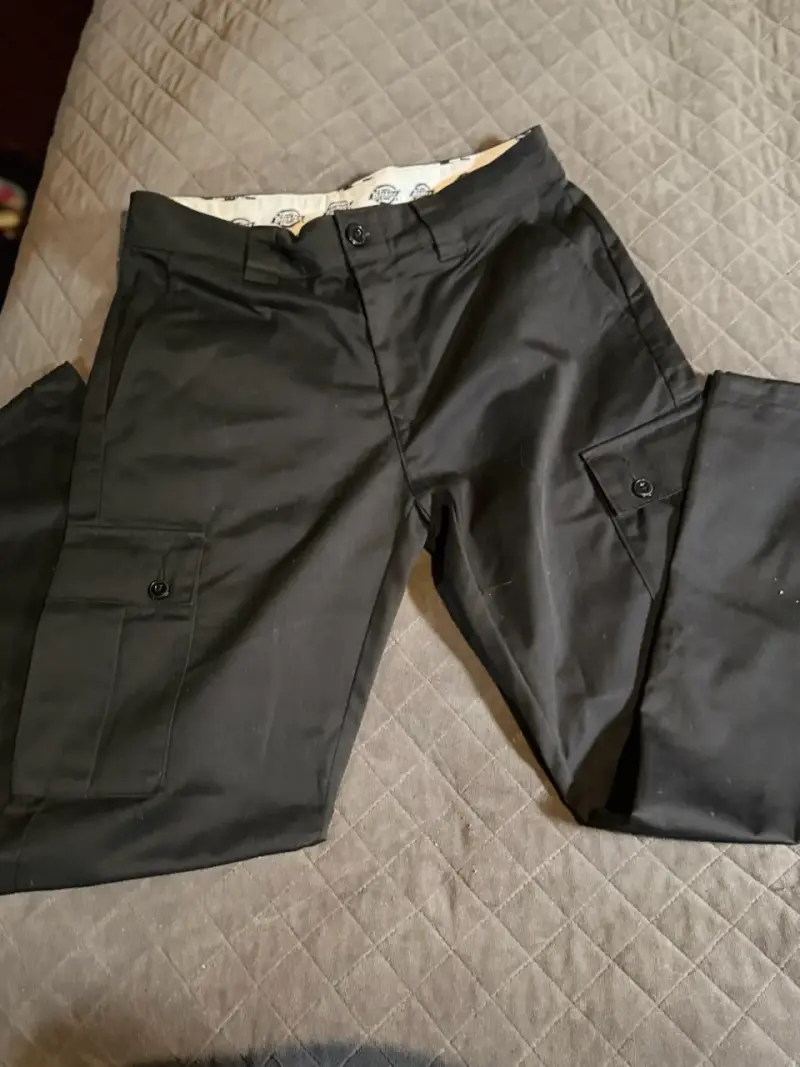 Pantalones cargo Dickies negros para hombre - 4