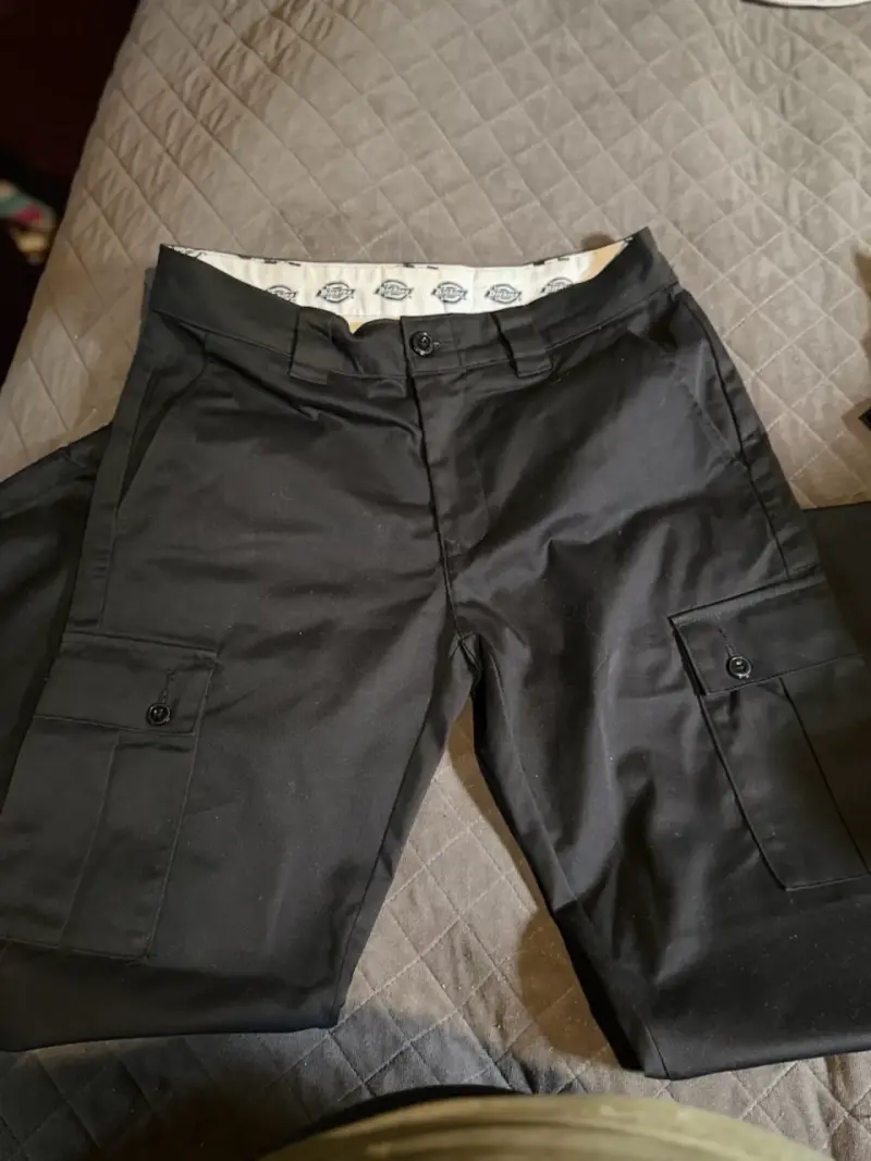Pantalones cargo Dickies negros para hombre - 6