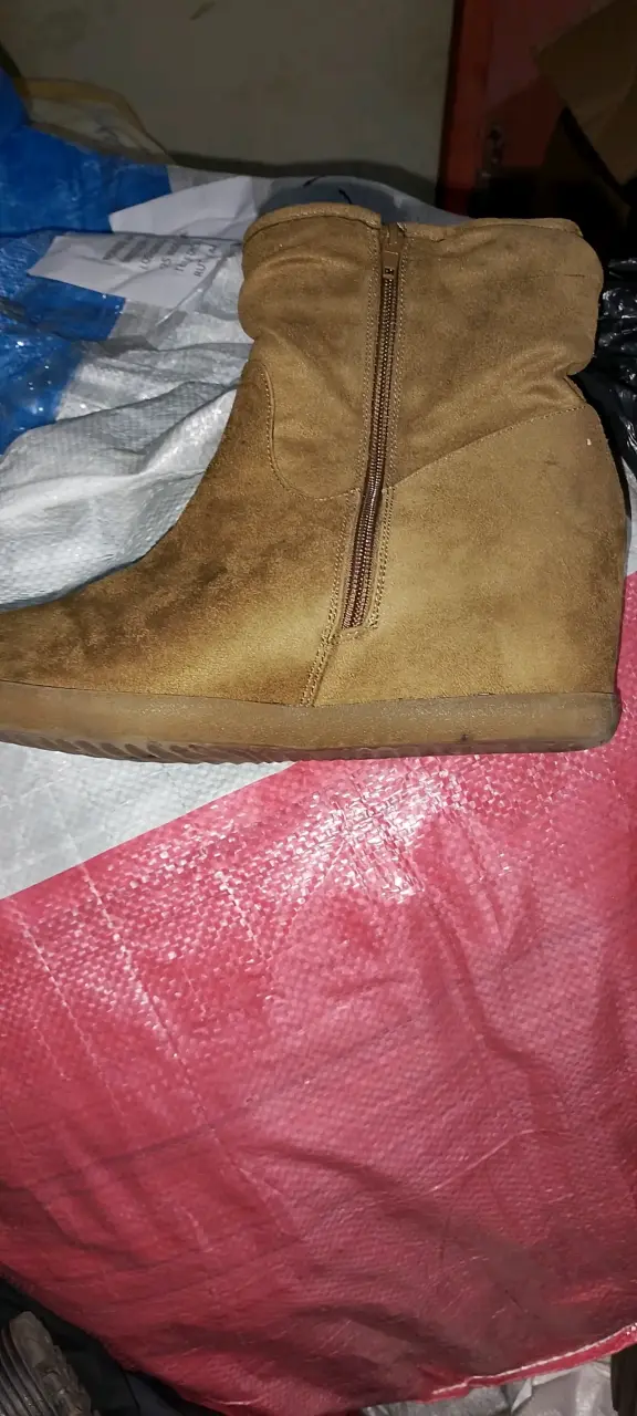 Botines de gamuza marrón para mujer - 3