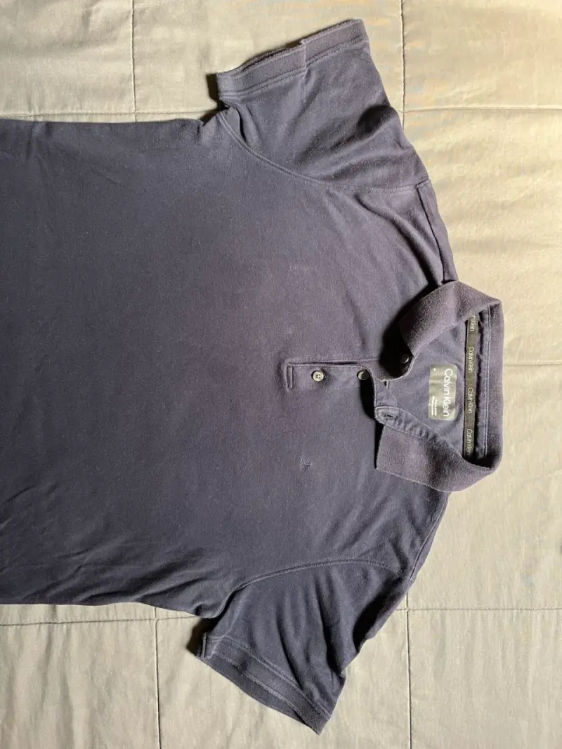 Polera polo Calvin Klein azul oscuro - 3