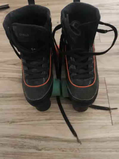 Patines de cuatro ruedas Oxelo negros - miniatura 4