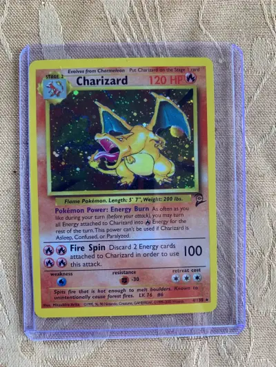 Carta Pokémon Charizard proxy - miniatura 1