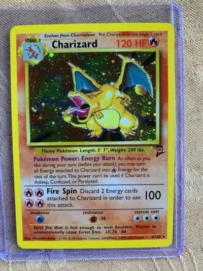 Carta Pokémon Charizard proxy - miniatura 2