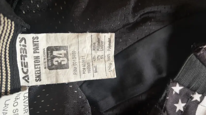 Conjunto motocross (pantalón 34, polera xxl) - 3