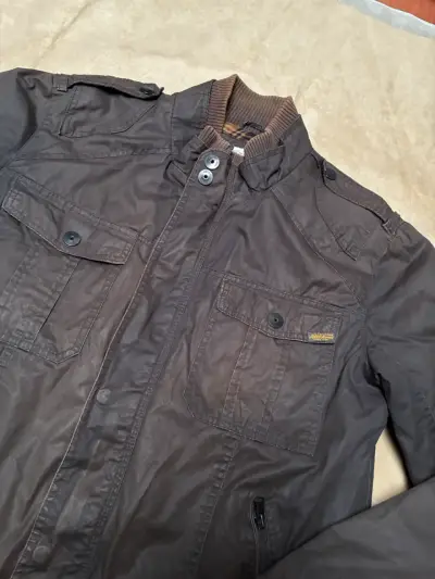 Chaqueta hombre efecto cuero - miniatura 2
