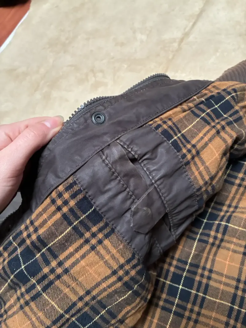 Chaqueta hombre efecto cuero - 5