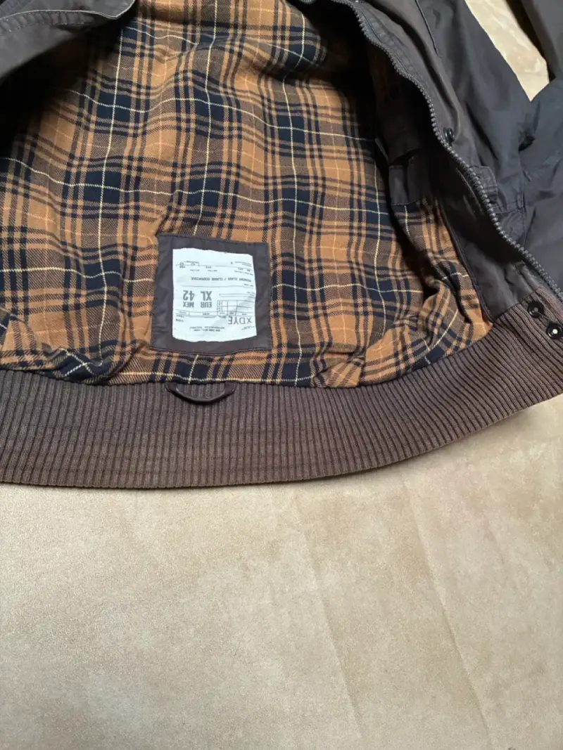 Chaqueta hombre efecto cuero - 6