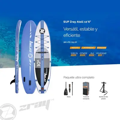 SUP Zray Atoll 10'6" versátil y estable - miniatura 1