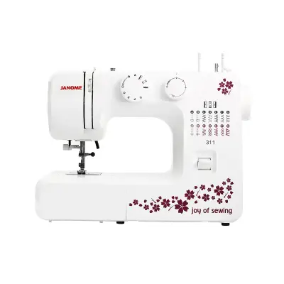 Máquina de coser Janome 311 con diseño floral - miniatura 1