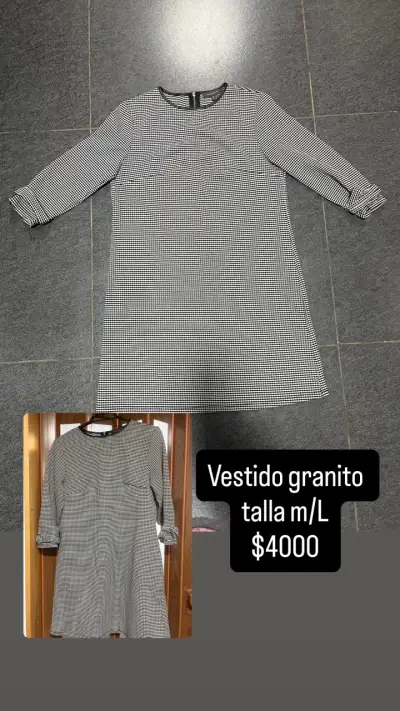 Vestido bohemio bordado talla L - miniatura 2