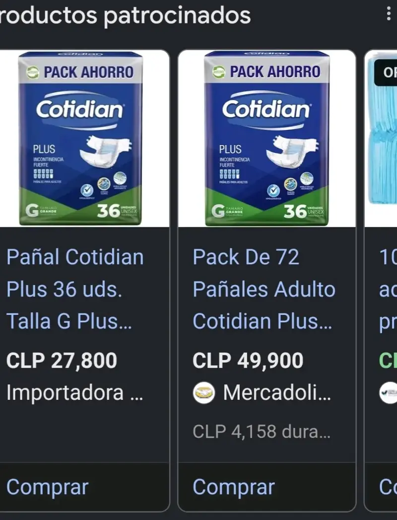 Pañales desechables Ucomfy Care tamaño grande - 3