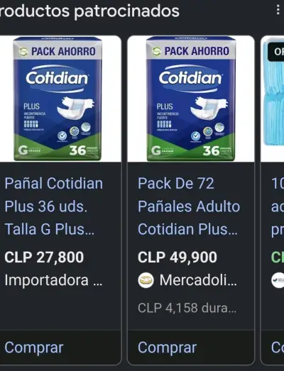 Pañales desechables Ucomfy Care tamaño grande - miniatura 3