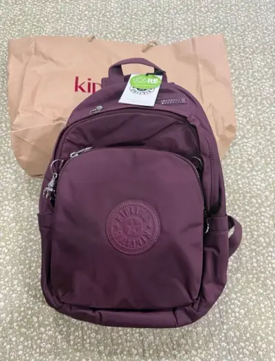 Mochila Kipling morada original con descuento - miniatura 6