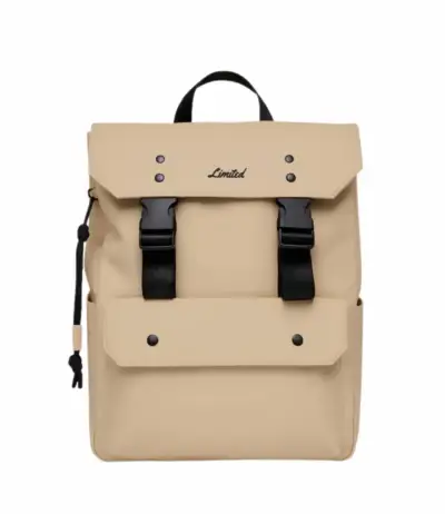Mochila Limited beige con correas ajustables - miniatura 4
