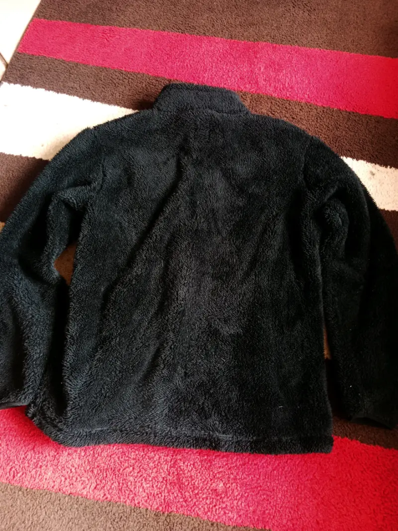 Chaqueta polar negra con cierre - 2