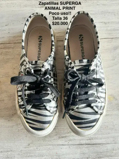 Zapatillas Superga animal print talla 36 - miniatura 1