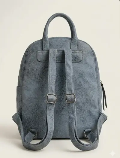 Cartera mochila Secret gris en buen estado - miniatura 4