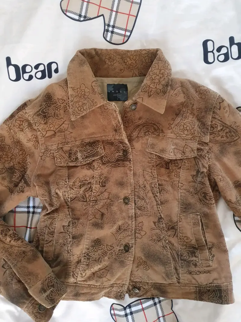 Chaqueta de mezclilla con diseño paisley - 3