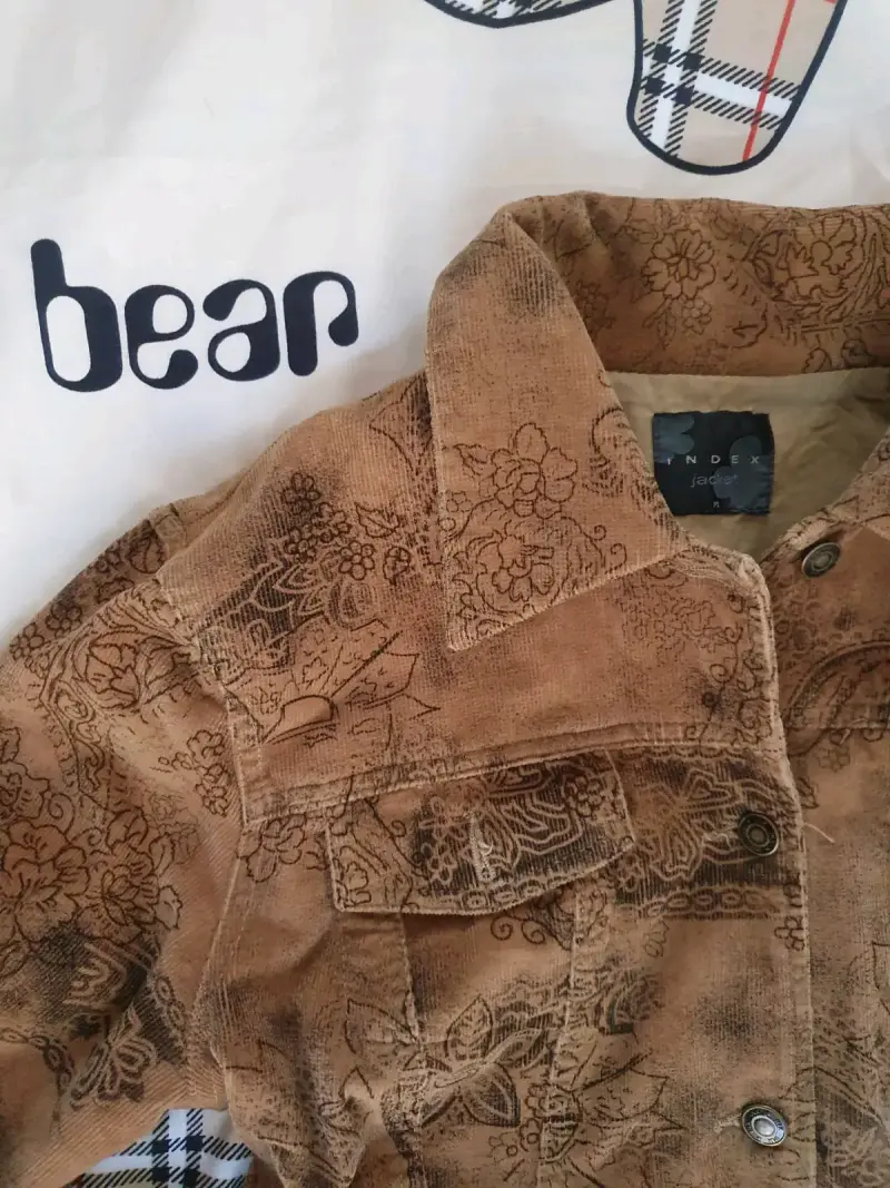 Chaqueta de mezclilla con diseño paisley - 4