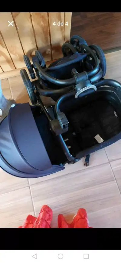 Coche de bebé  + silla de auto de 0 a 7 meses - miniatura 1