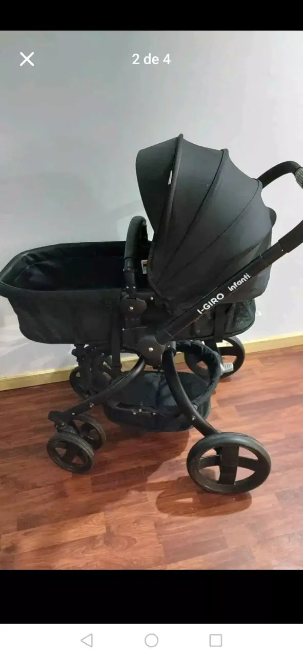 Coche de bebé  + silla de auto de 0 a 7 meses - 2