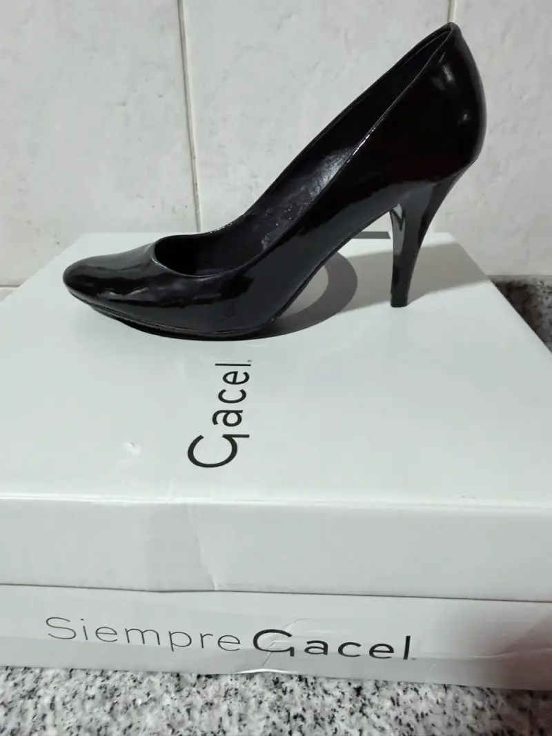 Zapatos de tacón negro elegante - 2