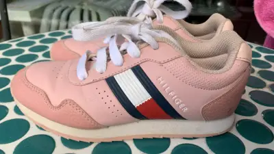 Zapatillas Tommy Hilfiger rosadas para mujer - miniatura 1