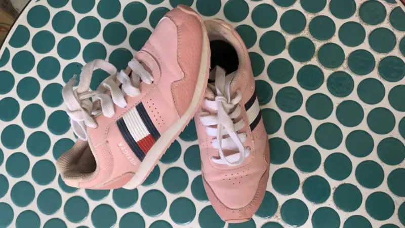 Zapatillas Tommy Hilfiger rosadas para mujer - 4