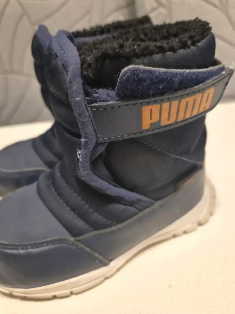 Botas de invierno puma para niños azul talla 24 - 2