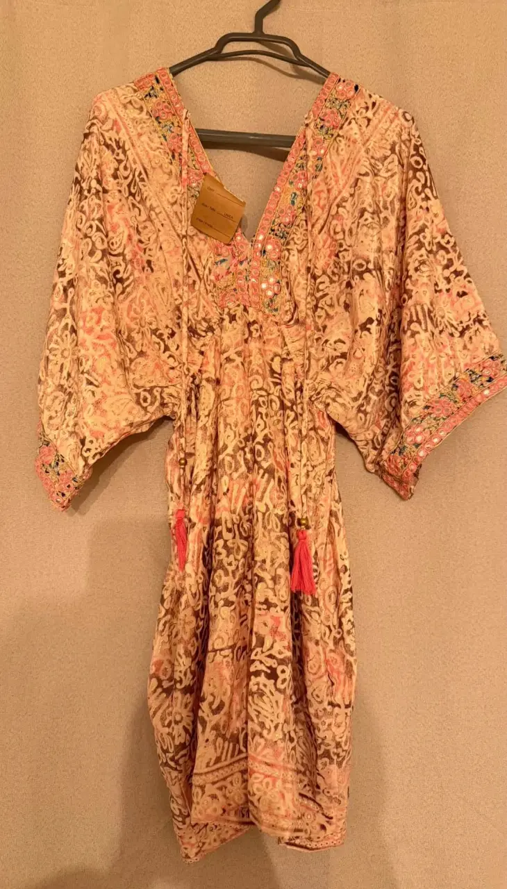 Enterito bohemio con bordado floral - 2